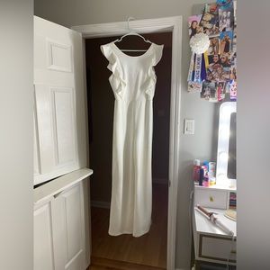 Lulus cute white jumpsuit